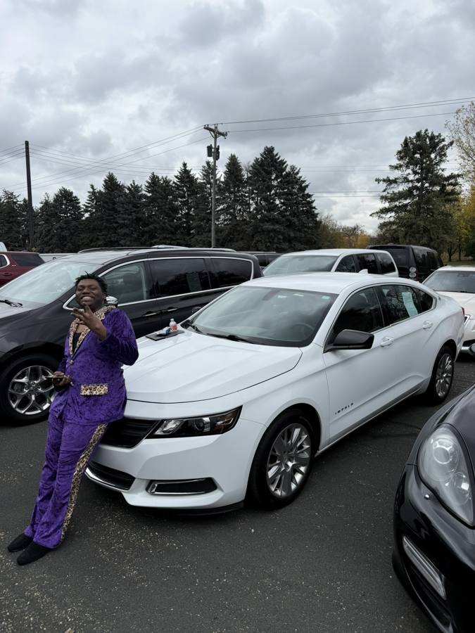 Front Line Auto customer with his Chevy Impala